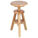 thumbnail of Aranaz Taburete giratorio pino bajo barniz