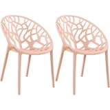 thumbnail of 2er Set stapelbare tuinstoelen Hope roze