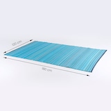 thumbnail of Tapete exterior, azul e verde, 120x180 cm