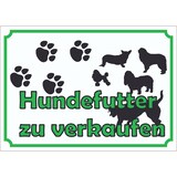 thumbnail of Werbeaufkleber Aufkleber Hundefutter A5 (148x210mm)