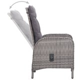 thumbnail of vidaXL 3-tlg. Bistro-Set Poly Rattan und Glas Grau