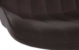 thumbnail of Barhocker Toni Stoff taupe/schwarz
