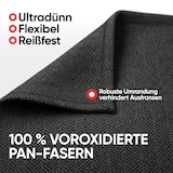 thumbnail of EVOCAMP Brandschutzmatte, 30x30 cm, hitzebeständig bis 982 °C – langlebig, reißfest und leicht, feuerfeste Unterlage für Küche, Ofen und Elektrogeräte