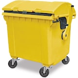 thumbnail of 1100 Liter Großmüllbehälter / Müllcontainer nach EN 840, MGB gelb