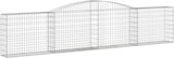 thumbnail of vidaXL Gabionen mit Hochbogen 4 Stk. 400x30x80/100cm Verzinktes Eisen