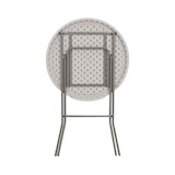 thumbnail of Mesa Plegable Redonda Alta de 80x110cm Catering Blanco 7house