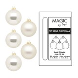 thumbnail of 30 Weihnachtskugeln 6cm Glas Christbaumkugeln Weihnachtsbaumkugeln champagner