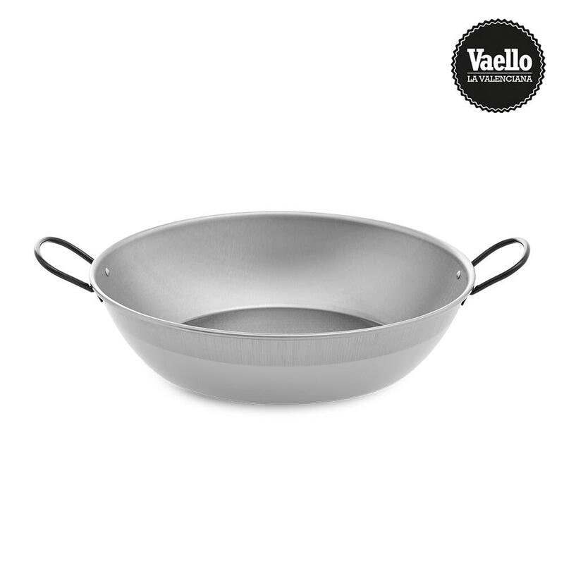 Gepolijste Frituurpan Met Handgrepen Ø38Cm. Vaello
