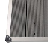 thumbnail of Helloshop26 - Piatto doccia da esterno piatto doccia da giardino piatto doccia da terrazza piscina acciaio inox WPC 110 x 62 cm 02_0001983