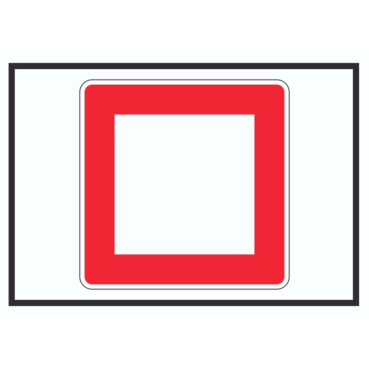 Schifffahrts­beschränkungen Schild mit Symbol A5 Rückseite selbstklebend