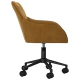 thumbnail of vidaXL Esszimmerstühle 2 Stk. Drehbar Braun Samt