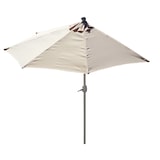 thumbnail of Ombrellone Parla, ombrellone da balcone, UV 50+ poliestere/alluminio 3kg ~ 270cm crema senza supporto