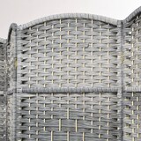 thumbnail of Biombo Dobrável de 4 Painéis Divisor de Ambientes 180x180 cm Ecrã de Privacidade de Polipropileno para Quarto Cinza Misto