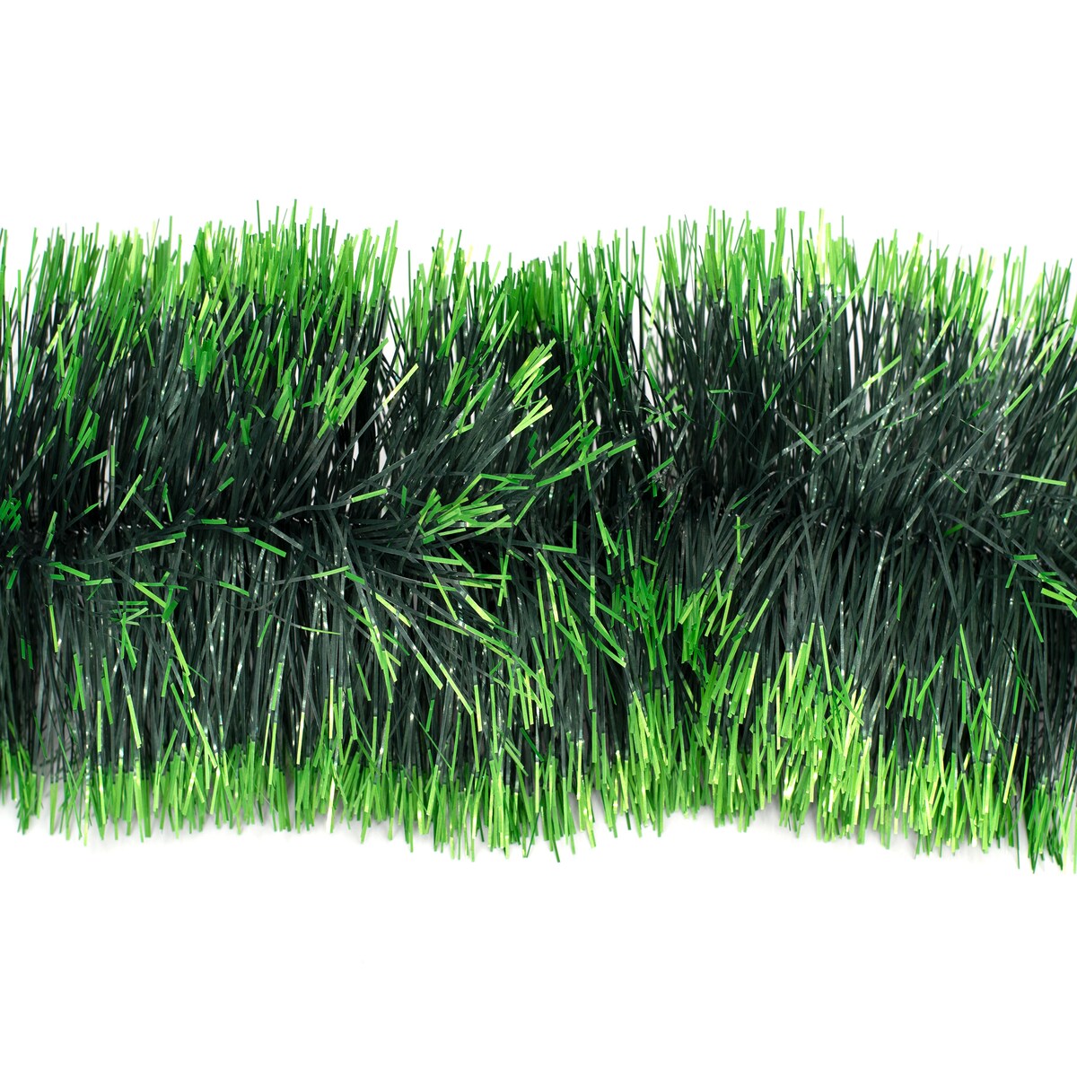 Creativery 3m Weihnachtsgirlande 10cm Lamettagirlande Weihnachtsbaumgirlande Dekogirlande Weihnachten Christbaumgirlande Lametta Girlande Dunkelgrün 