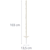 thumbnail of Wiesenfield - Schrikdraadpalen - 103 cm - wit - 40 stuks