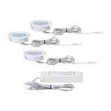 thumbnail of Paulmann Éclairages encastrés LED pour meubles Micro Line Kit de 3  rond 65mm 3x4,5W 3x300lm 230V  2700K Blanc 93554