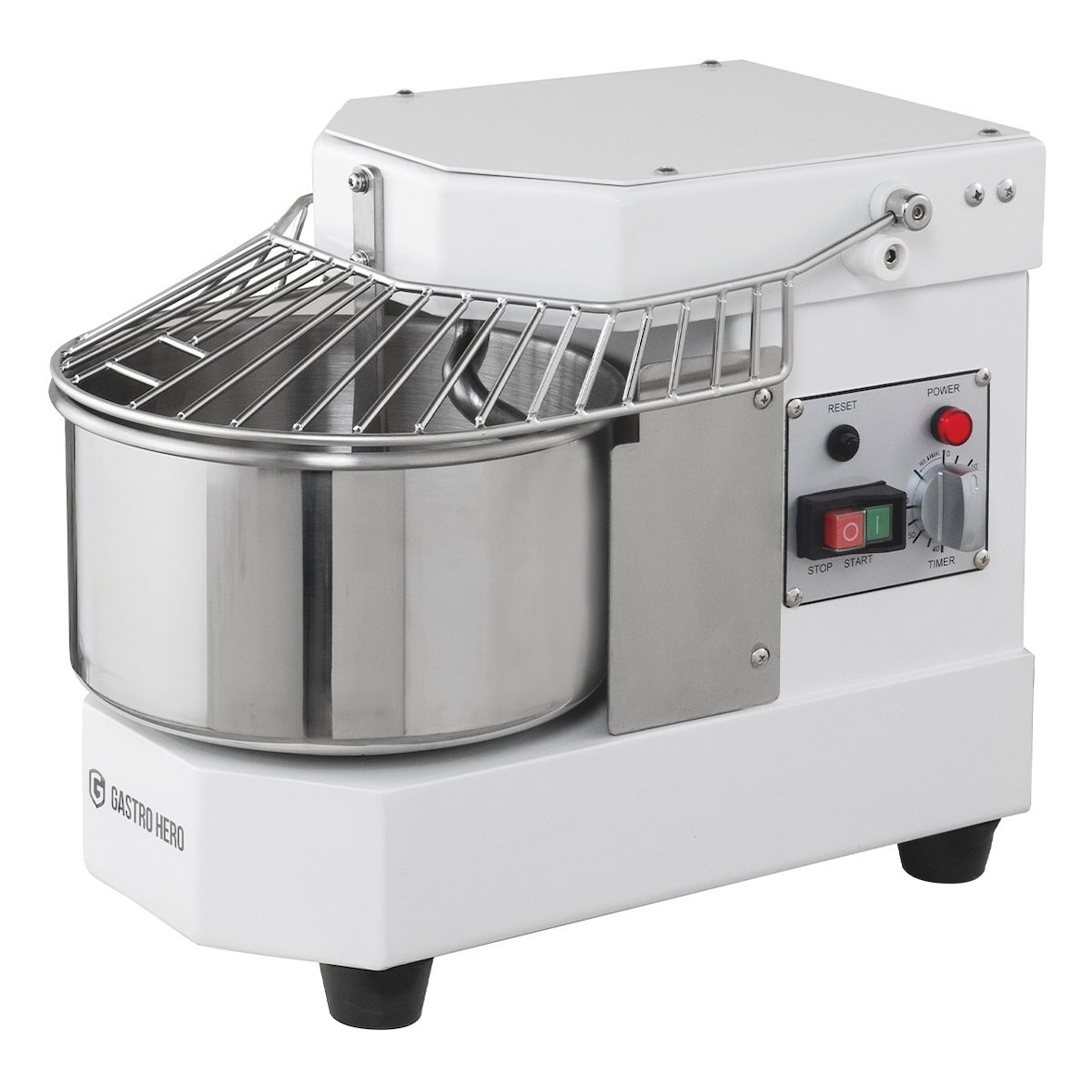 GastroHero Teigknetmaschine ECO 8 230 Volt - fester Kopf