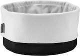 thumbnail of Stelton Brottasche, Groß, schwarz/sand, Brotbox, Brotbehälter, Ø23cm, 100% Baumwolle, 1322