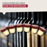 thumbnail of Lot de 6 bouchons de liège Fackelmann Bar Concept