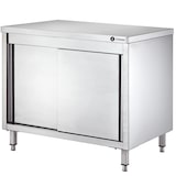 thumbnail of ZORRO Arbeitsschrank ZAS 120/60 | Edelstahl Schrank 1200x600x850 mm | Arbeitsfläche mit Unterschrank | Für Gastronomie & Küche