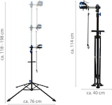 thumbnail of Fahrradmontageständer höhenverstellbar 50 kg Stahl magnetische schwarz