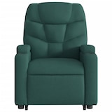 thumbnail of vidaXL Elektrischer Massagesessel mit Aufstehhilfe Dunkelgrün Stoff