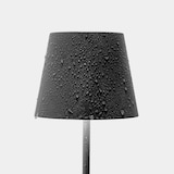 thumbnail of Lampada a led da tavolo Poldina Pro Blu Avio ricaricabile e dimmerabile con batteria fino a 12 ore. Da uso esterno IP65