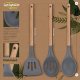 thumbnail of San Ignacio - 5-teiliges Set Pfannen aus gepresstem Aluminium für Induktion und 3-teiliges Set Küchenutensilien aus Silikon-Holz