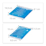 thumbnail of Relaxdays Kühlpads Gel im 8er Set, Erste Hilfe, wiederverwendbar, 3 Größen, Kalt-Warm Mehrfachkompressen Sport, blau
