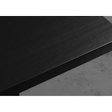 thumbnail of Bistrotisch 110x60 cm  | dunkle Holzoptik |  Gusseisen Gestell