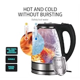 thumbnail of Glas Wasserkocher LED 1,7 L Doppelwandig 2200W