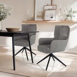 thumbnail of Esszimmerstuhl / Drehstuhl TARUGO Stoff grau hjh LIVING