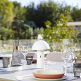 thumbnail of Lumisky Lampe de table sans fil TOD Blanc H28cm Acier Blanc