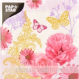 thumbnail of 10 X 20 Servietten, 3-lagig 1/4-Falz 33 cm x 33 cm "Charlene"