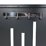 thumbnail of 4er-Fahrradgarage HWC-K64, Gerätehaus Fahrradbox mit Deckel, abschließbar Metall 121x202x150cm, anthrazit