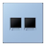 thumbnail of Jung Abdeckung (gerastet) LC 1969-2 WE 207 LC1969-2WE207