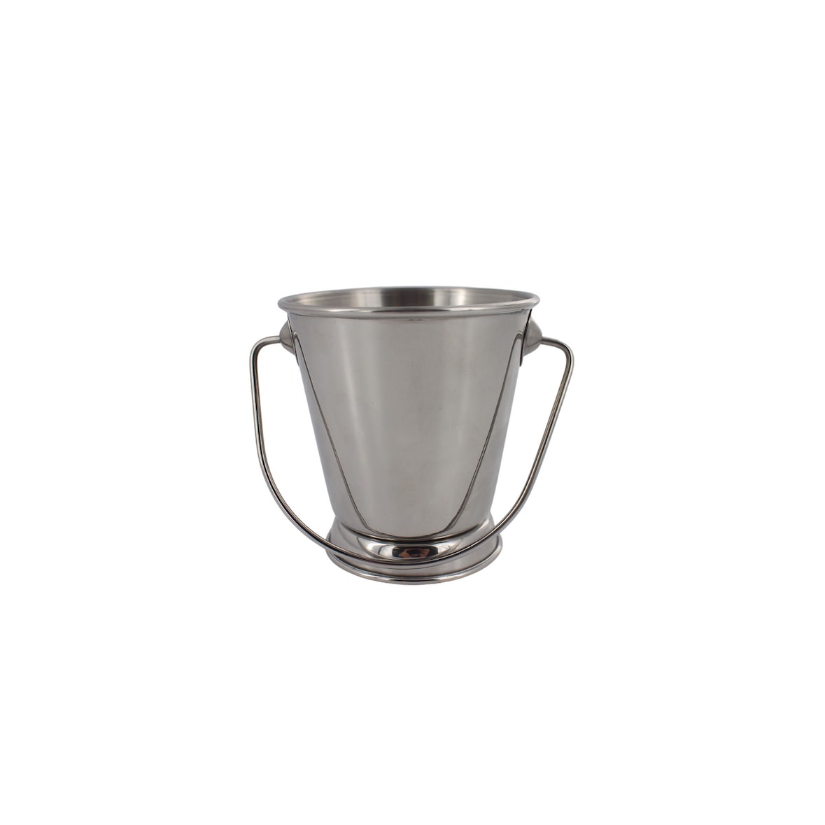 METRO Professional Mini Eimer, Edelstahl, Ø 9 x 9.5 cm, grau