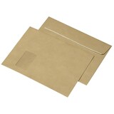 thumbnail of mayer-network 284247 Faltenumschlag C4,Falte 20mm,h.k.mit Abdeckstr.,m.F.,braun,110 g/qm