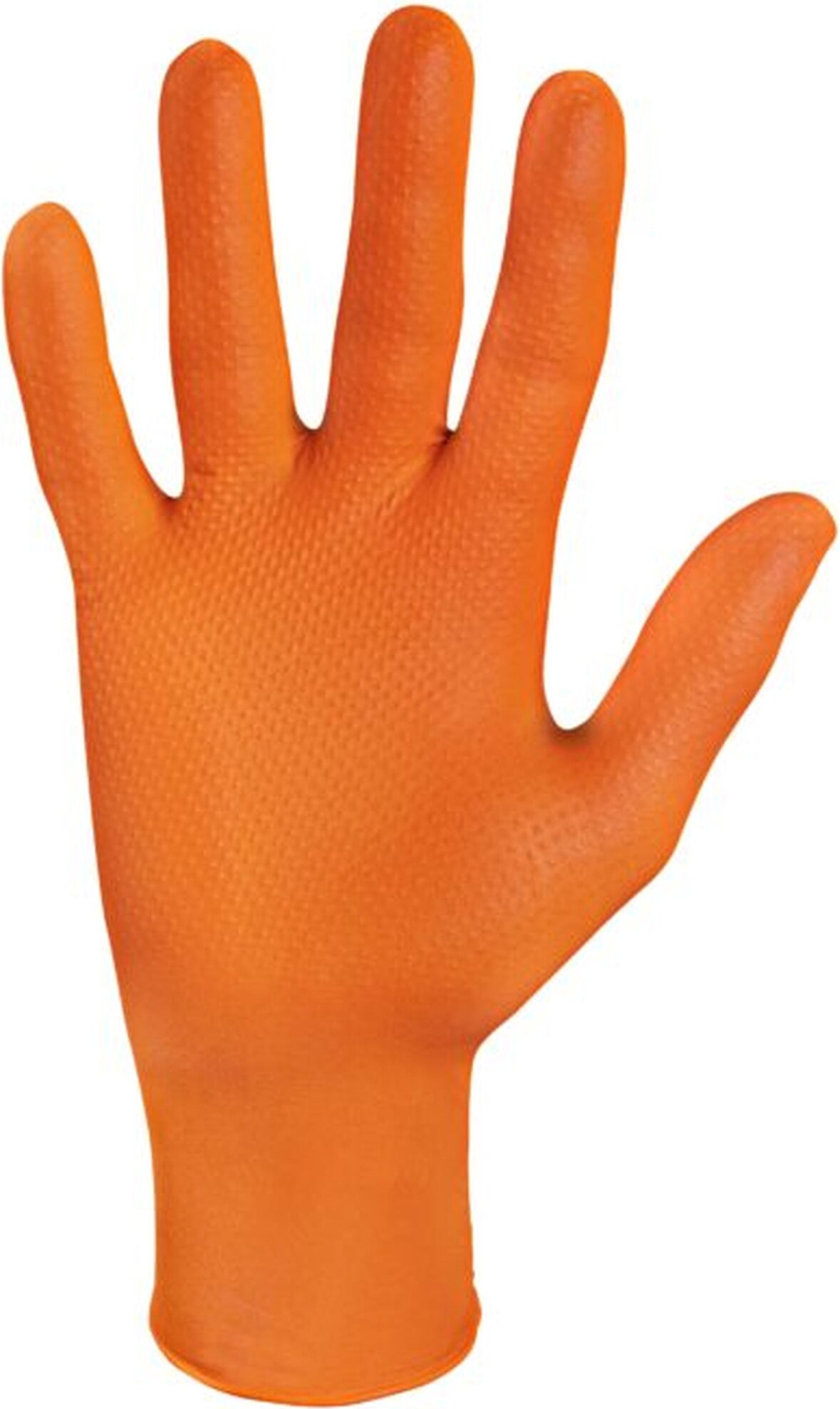 Einmalhandschuhe StellarGrip Orange - 500 Nitrilhandschuhe - puderfrei - Gr. XXL