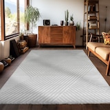 thumbnail of Carpetsale24, Kurzflor Teppich Wohnzimmer 240 x 340 cm, Grau Einfarbig Skandi-Boho Deko, 3D-Effekt, Extra Weich für Flur, Schlafzimmer und Küche