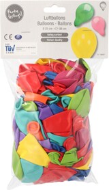 thumbnail of 100 Luftballons rund Ø 25 cm farbig sortiert