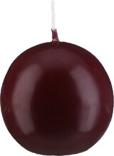 thumbnail of Kerzen Kugelkerzen Klarlack Hochglanz Bordeaux, Ø 60 mm, 16 Stück