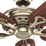 thumbnail of Hunter Savoy MP Deckenventilator  (Ø) 132 cm Flügelfarbe: Rosenholz Gehäusefarbe (Details): Messing