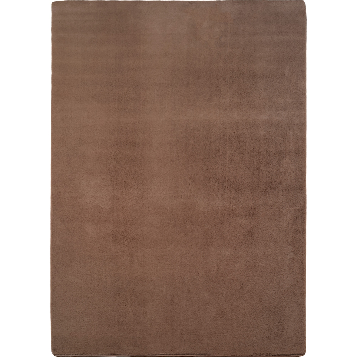 Teppich Kurzflor Uni Modern Waschbar Strapazierfähig Esszimmer Flur OEKO-TEX Mokka 160x220 cm Schadstoffgeprüft – ISAR von Kadima Design