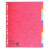 thumbnail of Falken, Register Karton, 24,0 x 29,7cm, 230g/m2 Manila-RC-Karton, 12-teilig