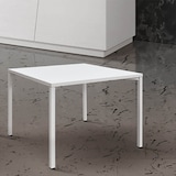 thumbnail of THETIS tavolo da pranzo quadrato di design moderno industrial cm 55 x 55 x 45 h colore Bianco