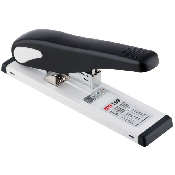 Design Langhefter, 100 Blatt (10 mm), schwarz, Hefttiefe: 55 mm