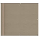 thumbnail of vidaXL Balkonscherm 90x800 cm 100% oxford polyester taupe