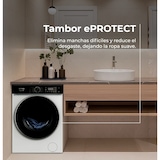 thumbnail of EVVO Lavadora 10 kg carga frontal Nature R10X, 1400 rpm, Clase energética A, Motor Inverter, tambor diamante ePROTECT, 13 programas, Función vapor