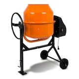 thumbnail of EBERTH Betonmischer 140L, elektrisch, 550W, Stahlkonstruktion mit feststellbarem Handrad & breiter Fußplatte, Profi-Zementmischer
